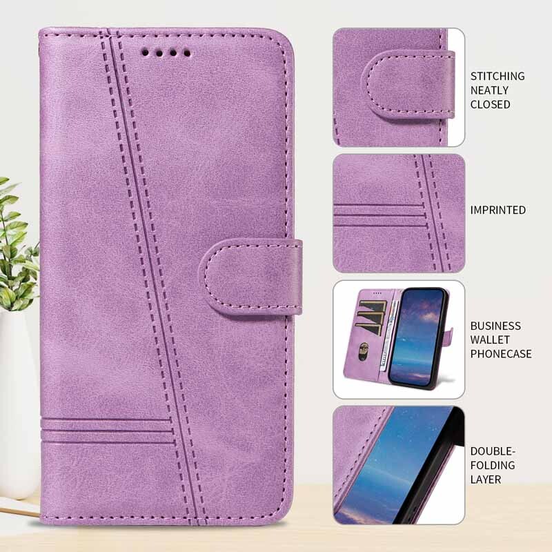Torbica novčanik za Samsung Galaxy S24 Ultra S23 Plus S22 S21 FE S20 A15 A25 A35 A55 Poklopac za telefon Preklopni kožni stalak Card Book Coque
