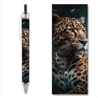 2/4 vnt., imituoti leopardinio spausdinimo gelio rašikliai HD modelio, didelės talpos pritaikomi Caneta raštinės reikmenys aukščiausios kokybės vaikams mokykliniai reikmenys