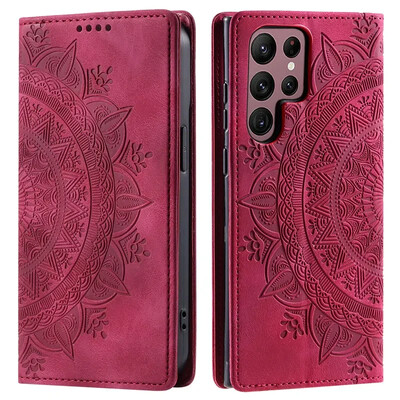 Magnetinis atverčiamas odinis dėklas, skirtas Samsung Galaxy S24 Ultra S23 FE S22 S21 S20 S10 S9 S8 Plus Note 20 piniginės kortelės telefono dangtelis Coque