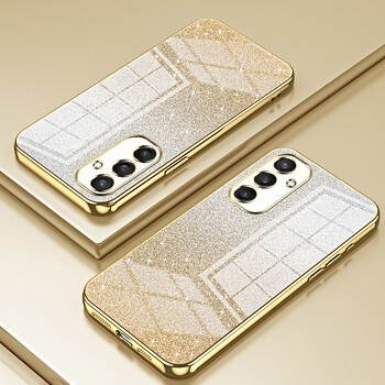 Θήκη FLYKYLIN Luxury Gradient Glitter Bling για Samsung Galaxy S24 S23 S21 Fe S22 Plus Ultra 5G Πίσω κάλυμμα σιλικόνης