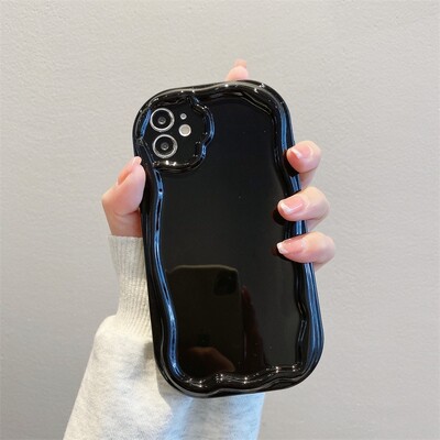 Θήκη τηλεφώνου Clear Soft Wave για Samsung Galaxy S24 Ultra S22 S23 Plus S20 S21 FE A55 A35 A54 A24 A14 A34 A53 A33 A15 A25 A50 A30