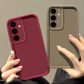 Θήκη τηλεφώνου σιλικόνης Candy Color για Samsung S24 S23 S22 Ultra Plus S21 S24 FE A14 A34 A15 A35 A52 A53 A54 A25 A16 5G Μαλακό κάλυμμα