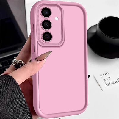 Θήκη τηλεφώνου σιλικόνης Candy Color για Samsung S24 S23 S22 Ultra Plus S21 S24 FE A14 A34 A15 A35 A52 A53 A54 A25 A16 5G Μαλακό κάλυμμα