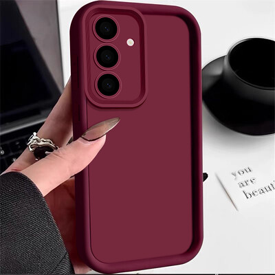 Θήκη τηλεφώνου σιλικόνης Candy Color για Samsung S24 S23 S22 Ultra Plus S21 S24 FE A14 A34 A15 A35 A52 A53 A54 A25 A16 5G Μαλακό κάλυμμα