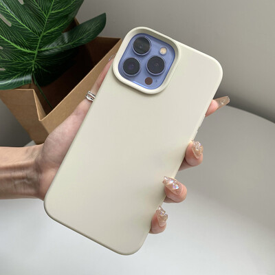 Prabangus originalus skysto silikono dėklas, skirtas iPhone 13 14 15 Pro Max dėklas, skirtas iPhone 11 12 Mini X XR XS Plus pilnas dangtelis