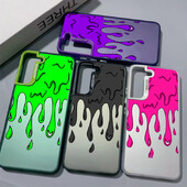 Θήκη τηλεφώνου για Samsung Note 20 Cover Galaxy S24 Ultra Funda S23 Plus S22 S21 S20 FE Plated Fun Paint Graffiti Art