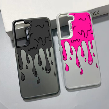 Θήκη τηλεφώνου για Samsung Note 20 Cover Galaxy S24 Ultra Funda S23 Plus S22 S21 S20 FE Plated Fun Paint Graffiti Art