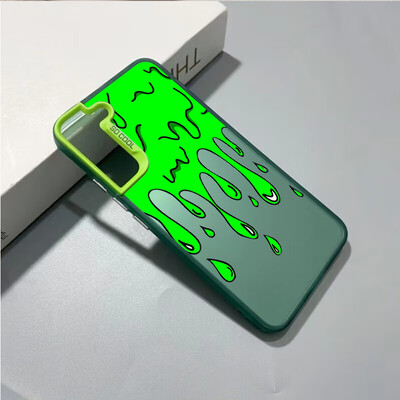 Θήκη τηλεφώνου για Samsung Note 20 Cover Galaxy S24 Ultra Funda S23 Plus S22 S21 S20 FE Plated Fun Paint Graffiti Art