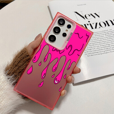 Θήκη τηλεφώνου για Samsung Note 20 Cover Galaxy S24 Ultra Funda S23 Plus S22 S21 S20 FE Plated Fun Paint Graffiti Art