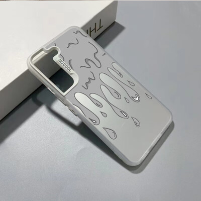 Θήκη τηλεφώνου για Samsung Note 20 Cover Galaxy S24 Ultra Funda S23 Plus S22 S21 S20 FE Plated Fun Paint Graffiti Art