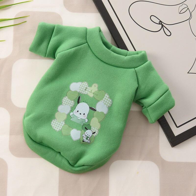 Proljetne, jesenske i zimske majice, nova odjeća za pse, majice s printom Sanrio, odjeća za mačke, tople sportske modne majice