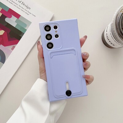 Telefonska torbica za Samsung Galaxy S25 S24 S23 S22 S21 S20 Ultra Plus FE A72 A55 A35 A32 4G 5G Novčanik sa držačem kartice Mekana TPU maska