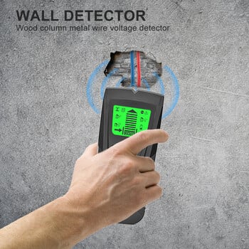 3 σε 1 LCD Wall Stud Finder Sensor Wall Scanner Ηλεκτρονικός ανιχνευτής Edge Center Ξύλο ρεύματος μέταλλο AC Live Wires Detection