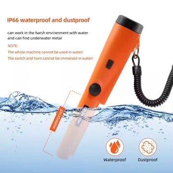 Ανιχνευτής μετάλλων Handheld Diving Detector GP Pointer Metal 360 Degree Scan Accurate Pointer Αδιάβροχο πηνίο ανιχνευτής ασφαλείας