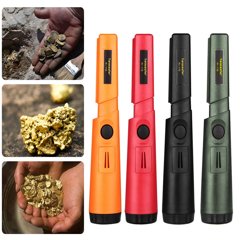 Nešiojamas TC-110 metalo ieškiklio rodyklė Pinpoint GP žymeklis rankinis metalo ieškiklis, padėties nustatymo strypo detektorius IP68, atsparus vandeniui