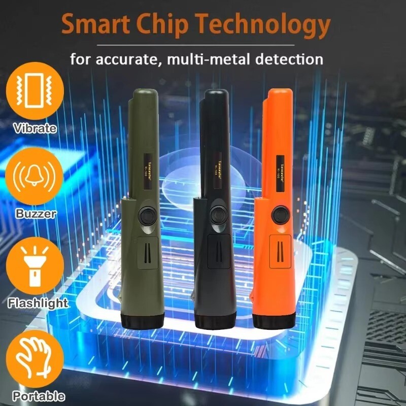 Novi TC-100 detektor metala Pokazivač Pinpoint GP-pokazivač Ručni detektori metala Pozicijski štapni detektor IP68 Vodootporan