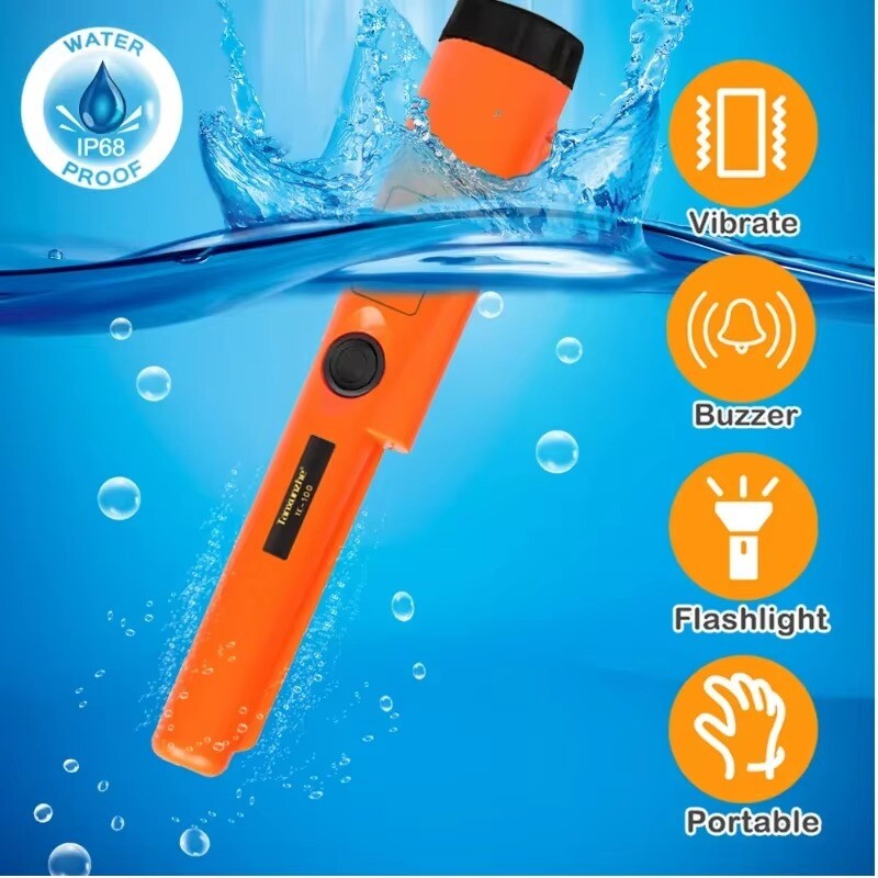 Novi TC-100 detektor metala Pokazivač Pinpoint GP-pokazivač Ručni detektori metala Pozicijski štapni detektor IP68 Vodootporan