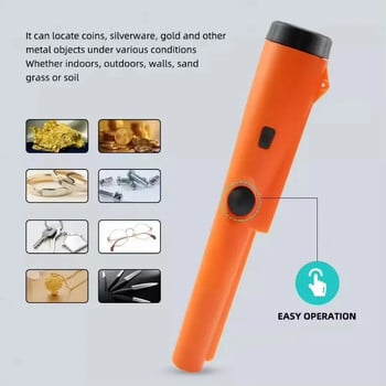 Ανιχνευτής μετάλλων Handheld Diving Detector GP Pointer Metal 360 Degree Scan Accurate Pointer Αδιάβροχο πηνίο ανιχνευτής ασφαλείας