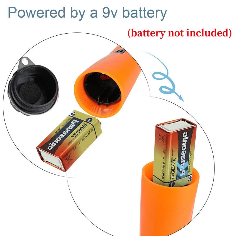 Rankinis metalo ieškiklis Metalo smailių strypų detektorius GP rodyklė vandeniui atsparus IP66 metalo aukso detektorius monetų auksui