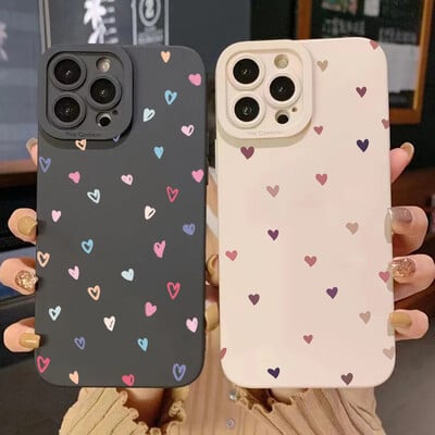 Πολύχρωμη θήκη τηλεφώνου Small Love Heart για Xiaomi Redmi Note 13 12 11 Pro Plus 5G 12S 11S 11 10S Redmi 13C 13 12 4G κάλυμμα σιλικόνης