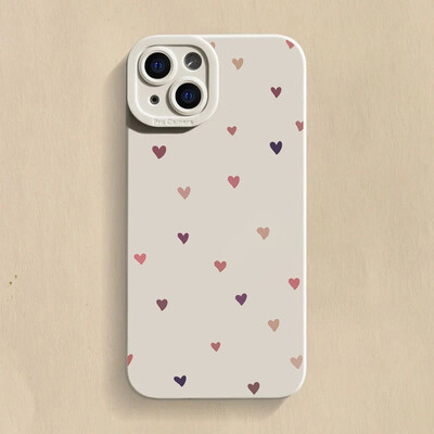 Värviline väike Love Heart telefoniümbris Xiaomi Redmi Note 13 12 11 Pro Plus 5G 12S 11S 11 10S Redmi 13C 13 12 4G silikoonkaanele