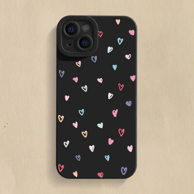 Värviline väike Love Heart telefoniümbris Xiaomi Redmi Note 13 12 11 Pro Plus 5G 12S 11S 11 10S Redmi 13C 13 12 4G silikoonkaanele