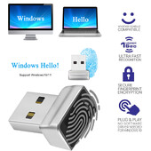 Modul cititor de amprentă USB pentru Windows 7 8 10 11 Hello, Lacăt pentru scaner biometric pentru laptopuri Modul de deblocare a amprentei pentru computer