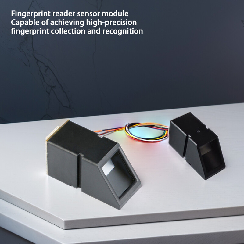AS608 sõrmejäljelugeja anduri moodul Optiline sõrmejäljemoodul Arduino lukkude jadaliidese jaoks