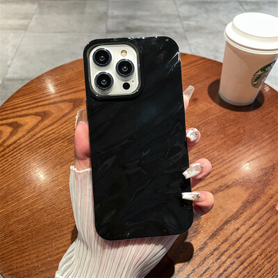 Modna telefonska torbica Ripple za Apple iPhone 15 13 11 12 14 Pro Max Plus, mekana silikonska maska za nabore, bombona boja, otporna na udarce