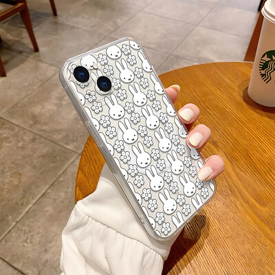 Modne naljepnice s crtanim filmovima M-Miffys- Magsafe Magnetic Phone Case za Samsung Galaxy S24 S23 S22 S21 S20 Plus Ultra 5G Kawaii Cover