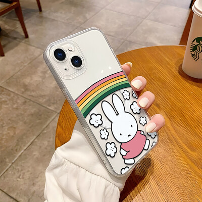 Modne naljepnice s crtanim filmovima M-Miffys- Magsafe Magnetic Phone Case za Samsung Galaxy S24 S23 S22 S21 S20 Plus Ultra 5G Kawaii Cover