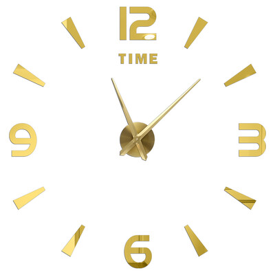 2D/3D veliki rimski brojevi, akrilno ogledalo, zidni sat, naljepnica, modni DIY kvarcni satovi, sat, uređenje doma, naljepnice za dnevnu sobu