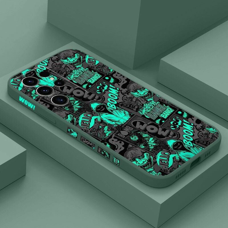 Blackened Clown Phone Case Za Samsung Galaxy S24 S23 S22 S21 S20 S10 S10E S9 Ultra Plus FE Note 20 Ultra 10 9 Plus Cover