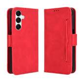 „Samsung Galaxy A16 5G Cover“ apverčiamas odinis dėklas „Skin Luxury Wallet“ kelių kortelių lizdas Knygos dangtelis, skirtas Galaxy A16 5G telefono krepšiams