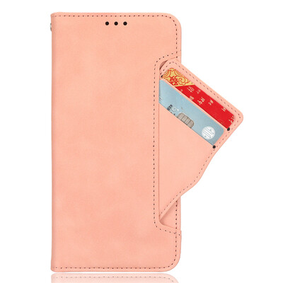 „Samsung Galaxy A16 5G Cover“ apverčiamas odinis dėklas „Skin Luxury Wallet“ kelių kortelių lizdas Knygos dangtelis, skirtas Galaxy A16 5G telefono krepšiams