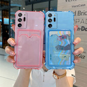 Rahakoti kaardihoidja ümbris Samsung Galaxy A12 A52 5G A22 A32 4G A72 S22 S20 FE S 10 Note 20 S21 Ultra S10 Plus löögikindel kate