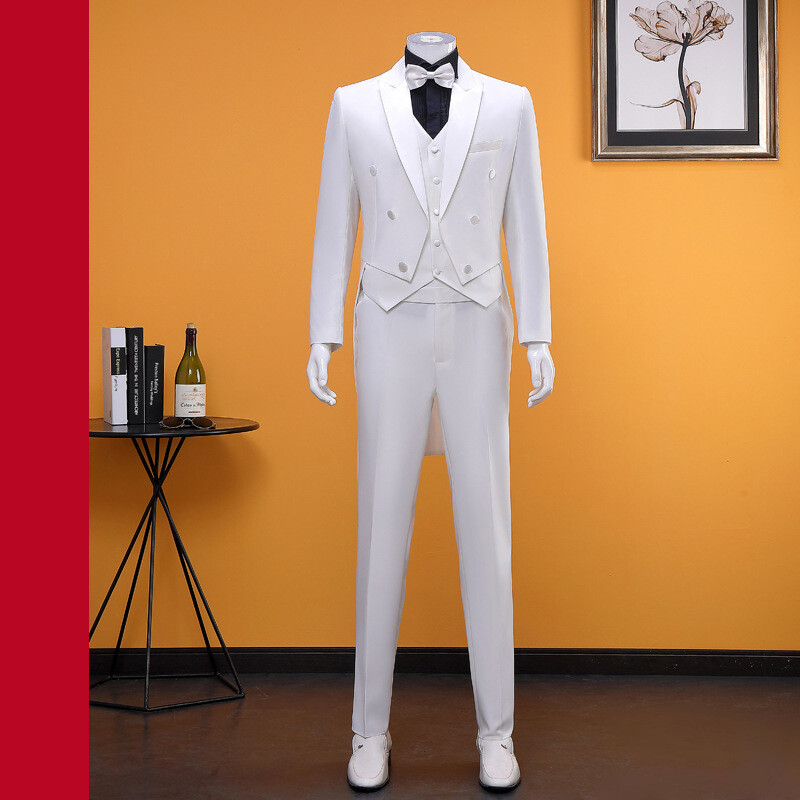 Muško odijelo smoking uskog kroja umjetničko odijelo za probno odijelo kostim uniforma za scenski nastup zbor Mo Tingsheng