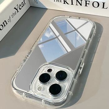 Fashion Mirror Ultra Thin Case για iPhone 15 14 13 Pro Max 11 12 X Xr Xs 8 7 Plus Make Up Απαλό κάλυμμα σιλικόνης ανθεκτικό στους κραδασμούς