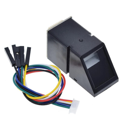 AS608 optiskā pirkstu nospiedumu atpazīšanas modulis, slēdzenes seriālās komunikācijas interfeiss pirkstu nospiedumu iegūšanai 500DPI priekš Arduino