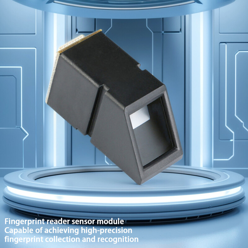 AS608 optiskā pirkstu nospiedumu atpazīšanas modulis, slēdzenes seriālās komunikācijas interfeiss pirkstu nospiedumu iegūšanai 500DPI priekš Arduino