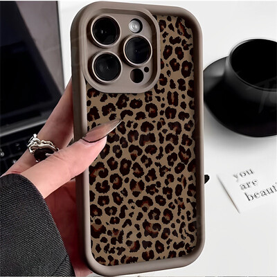 Zlatna leopard silikonska kožna maska za telefon za Samsung Galaxy S24 Ultra S23 S22 S21 Plus FE A54 A34 A14 A73 A53 A33 Soft Cover