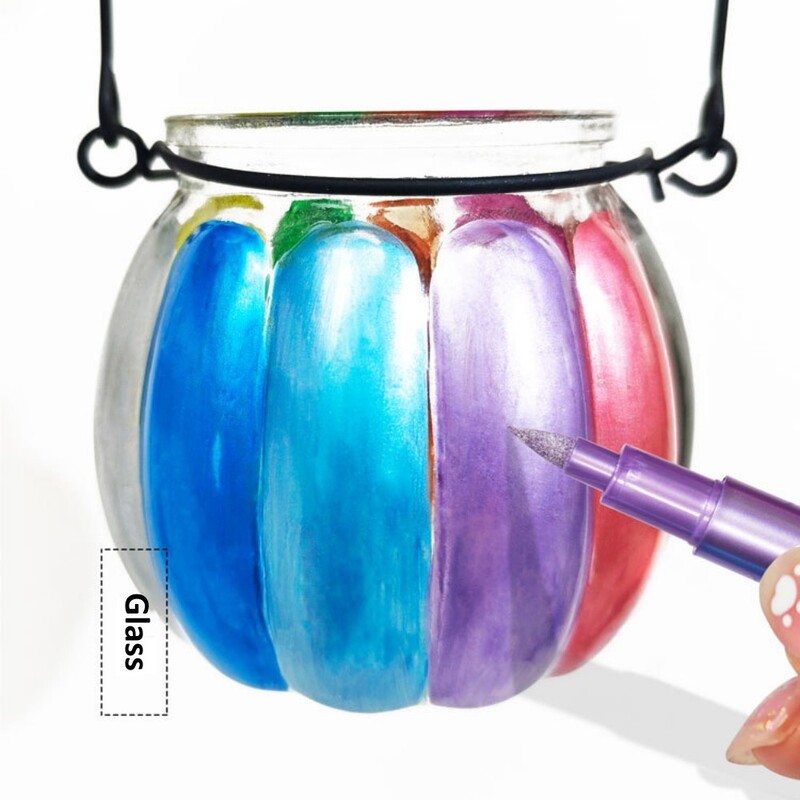 12 цвята, метални маркери, химикалки, цветни химикалки за боядисване за черна хартия, стъкло, скална живопис, Направи си сам албум с лексикони, студентски канцеларски материали