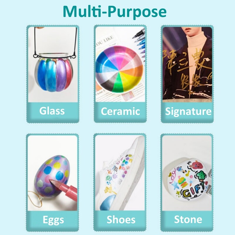 12 цвята, метални маркери, химикалки, цветни химикалки за боядисване за черна хартия, стъкло, скална живопис, Направи си сам албум с лексикони, студентски канцеларски материали