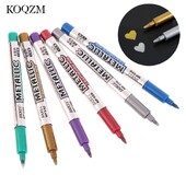 1kom/lot DIY metalne vodootporne trajne flomastere, zlatne i srebrne za crtanje, pribor za učenike, flomasteri za rukotvorine