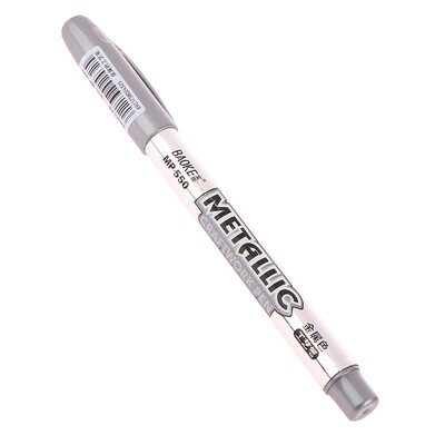 1kom/lot DIY metalne vodootporne trajne flomastere, zlatne i srebrne za crtanje, pribor za učenike, flomasteri za rukotvorine