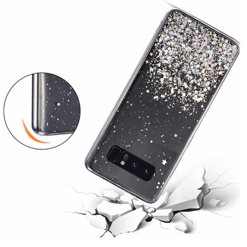 Μαλακή θήκη τηλεφώνου Bling Glitter για Samsung Galaxy note 8 N950F N950FD N950 N950W Πίσω κάλυμμα σιλικόνης για Samsung note8 Capa