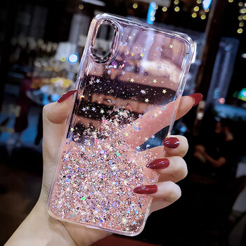 Μαλακή θήκη τηλεφώνου Bling Glitter για Samsung Galaxy note 8 N950F N950FD N950 N950W Πίσω κάλυμμα σιλικόνης για Samsung note8 Capa