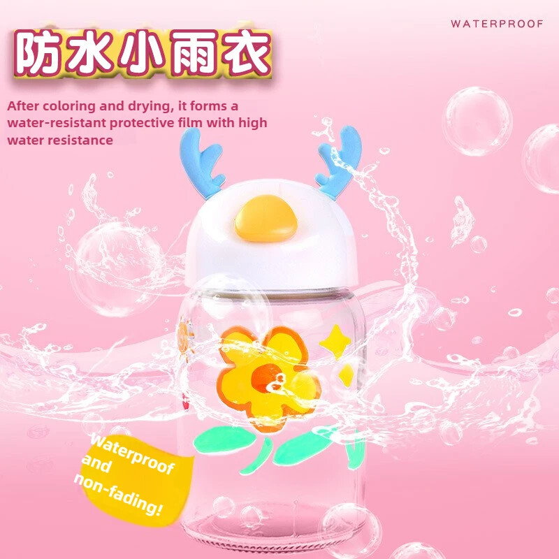 12/24/36/48/60 Prijenosni akrilni markeri za crtanje u boji DIY crtani crtani akrilni marker Kist za učenike vrtića