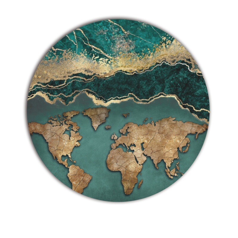 Okrugla podloga za miša, podloga za uredski stol, podloga za igranje, element karte, dizajn slike, podloga za miša, prekogranična izravna tvornička prodaja