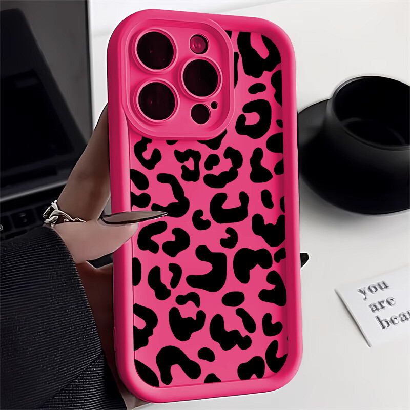Telefonska maska s uzorkom leoparda za iPhone 11 Futrole Iphone 16 Pro Max 13 14 15 12 7 8 Plus XS X SE 16promax 16pro Silicon Fundas Cover